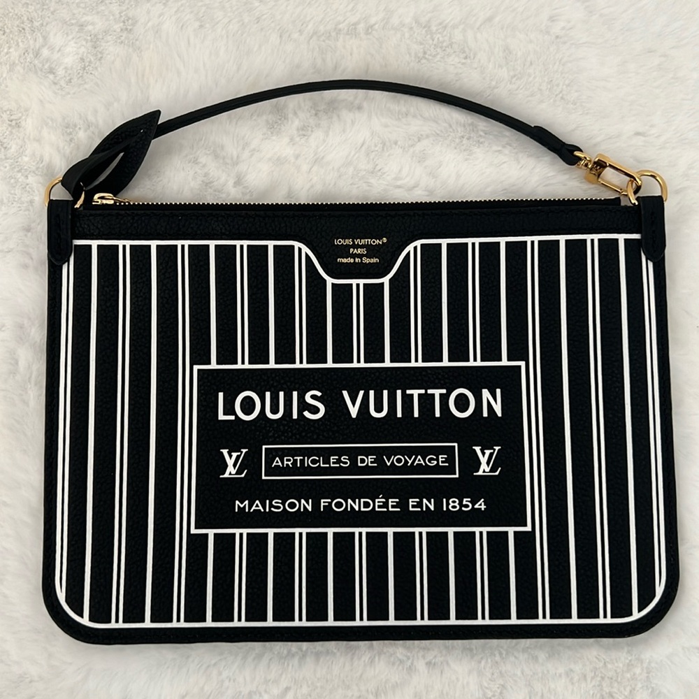 Louis Vuitton Neverfull Zipper Pouch.